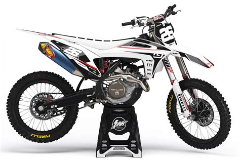 GASGAS BATTLEGROUND WHITE Graphics Kit Rival Ink Design Co