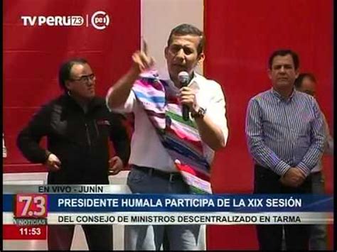 Presidente Ollanta Humala apuesta por la educación en Tarma con el