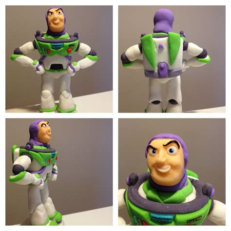 Fabole Cake Toppers Buzz Lightyear Figure Toy Story Cakes Fondant