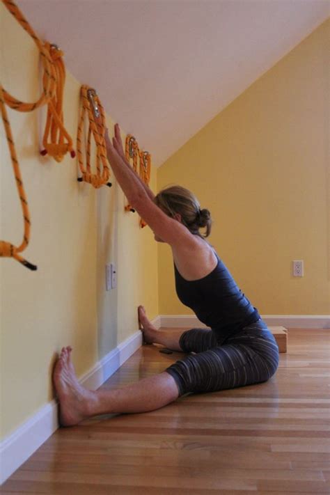 Upavistha Konasana Bks Iyengar Yoga Props Love My Body Aerial Yoga