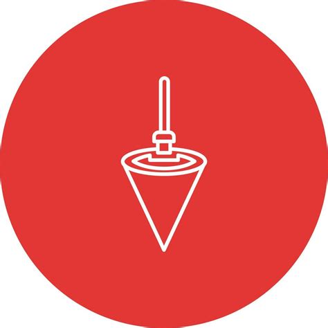 Plumb Bob Vector Icon 14949472 Vector Art At Vecteezy