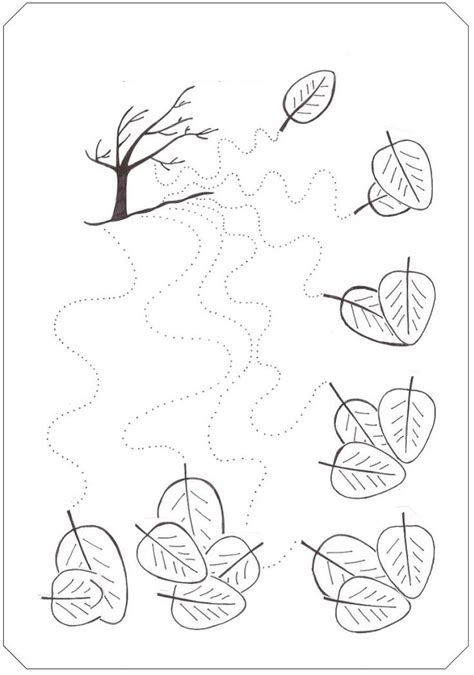 Fall Preschool Pattern Worksheets 23E