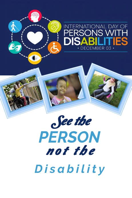 Persons With Disability Template Postermywall