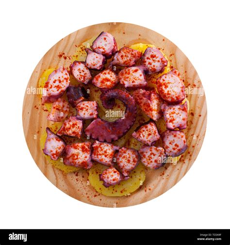 Pulpo A La Gallega Or Spanish Octopus Typical Spanish Dish From