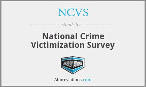 NCVS National Crime Victimization Survey