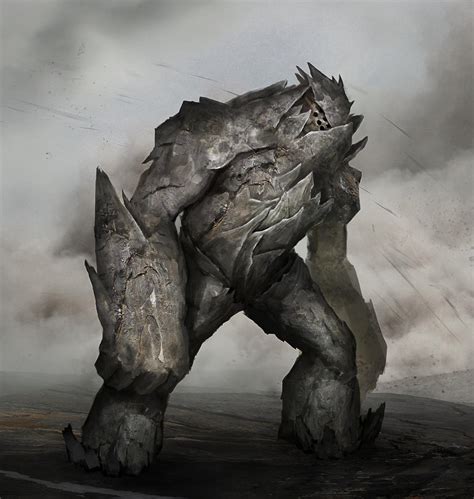 Rock Golem By Nahelus On Deviantart