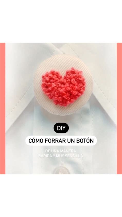 Cómo forrar un botón o hacer tu propio botón personalizado muy fácil y