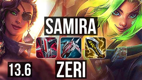 Samira And Alistar Vs Zeri And Karma Adc Quadra Legendary 65 Winrate