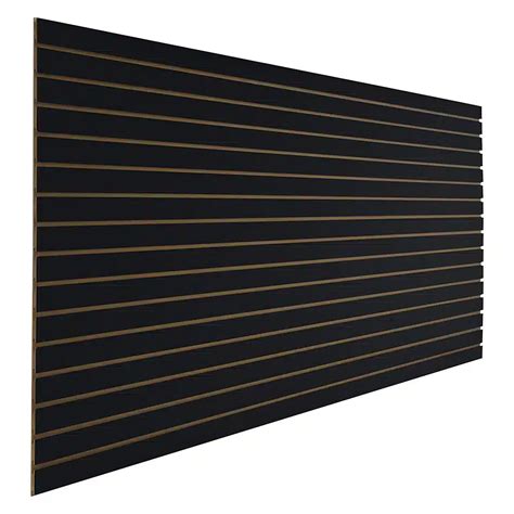 Black Slatwall Panel Gloss