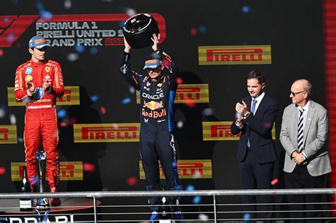 F1 GP dos EUA Pneus em vez de taças O que aconteceu aos troféus da