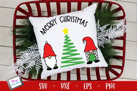 Christmas Gnomes Merry Christmas Graphic By Stacysdigitaldesigns