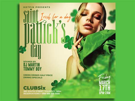 Saint Patricks Day Flyer Template By Hotpin On Dribbble