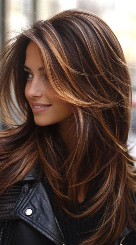 Brunette Makeover: 28 Caramel Highlight Concepts | Brunette balayage ...