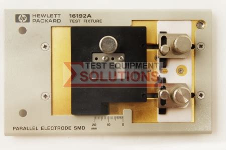 Keysight Agilent Hp A Parallel Electrode Smd Test Fixture