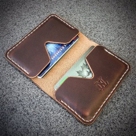 Leather Minimalist Wallet Men S Wallet Card Holder Card Wallet Women S