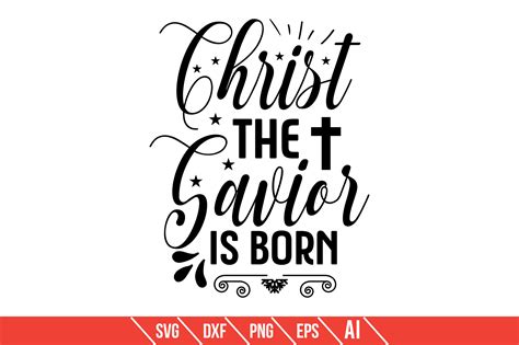 Christ the Savior is Born Graphic by TeeKing124 · Creative Fabrica