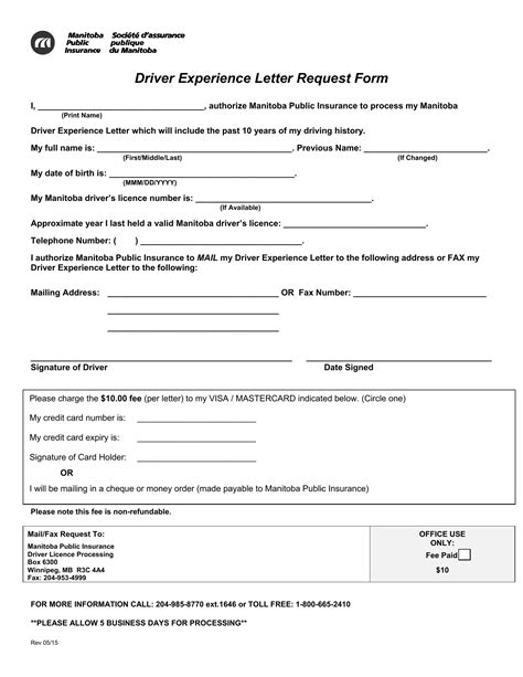 Driver Experience Certificate Pdf Form Formspal