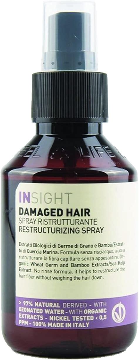 INSIGHT Damaged Hair Restructurizer Spray, 100ml : Amazon.ae: Beauty