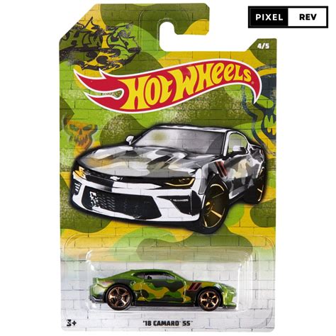 Hot Wheels Camouflage Camaro SS Collectible Toy
