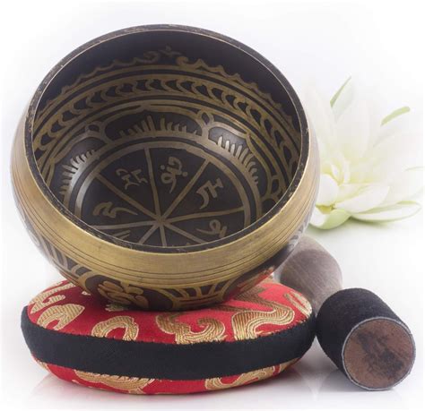 Tibetan Singing Bowl Set ~ Easy To Play With Dual End Striker And Cushion