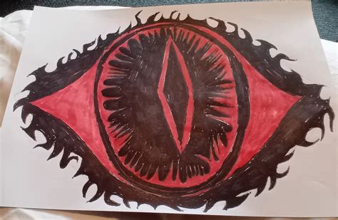 My Drawing of My Version of The Eye Of Sauron by lorddurion on DeviantArt