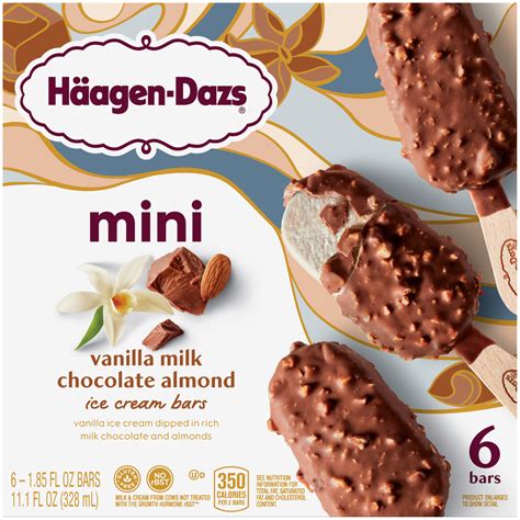 Haagen Dazs Haagen Dazs Vanilla Milk Chocolate Almond Ice Cream Mini