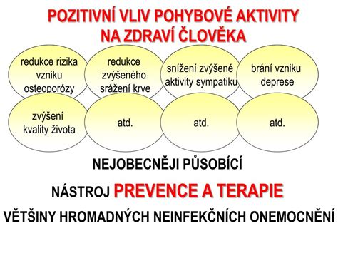 PPT VLIV POHYBOVÉ AKTIVITY NA ZDRAVÍ PowerPoint Presentation free