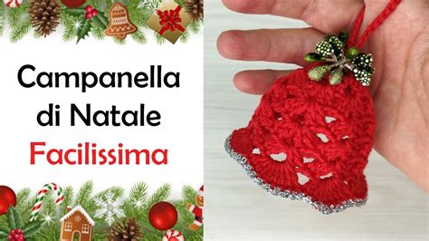 Come Fare Una Campanella Di Natale A Uncinetto FACILISSIMA YouTube