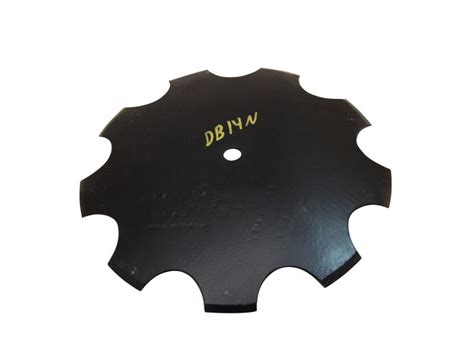 Notched Disc Blade For Round Axle