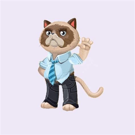 Business Cat Animated S Collection Graphicmama