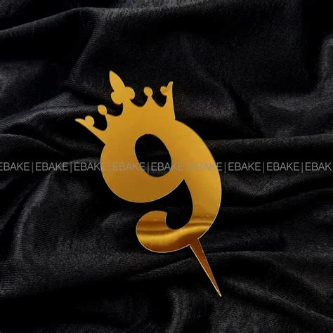 Number 9 Cake Topper Small Ebake