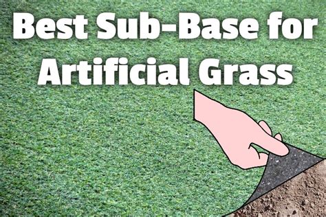 Best Sub Base For Artificial Grass How To Install Guide