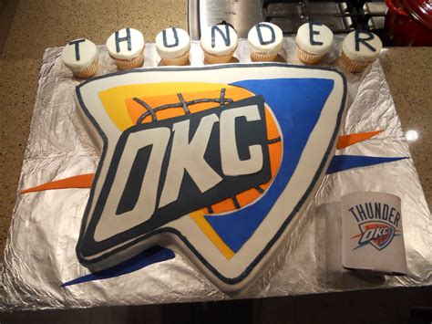 7 Oklahoma Thunder Birthday Cakes Photo Okc Thunder Birthday Cake