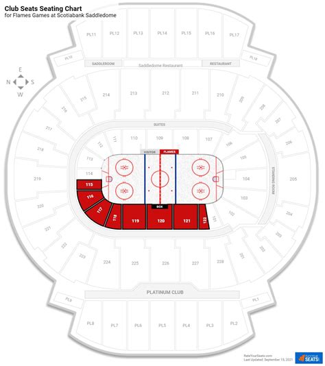 Club Seats At Scotiabank Saddledome