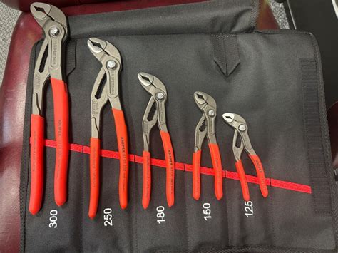 Knipex Pliers Cobra Set In Tool Roll Piece S