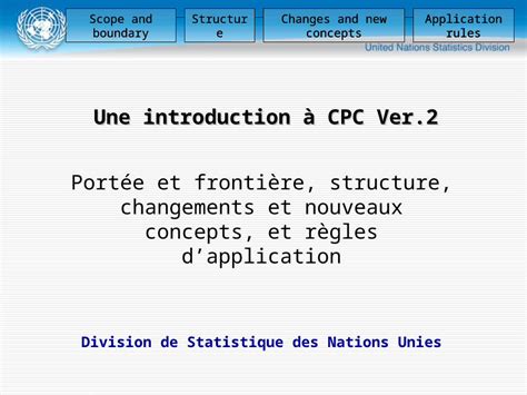 PPT Une introduction à CPC Ver 2 Portée et frontière structure