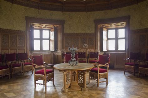 Interior of the Ancient 12th Century Castle in Bojnice Editorial ...