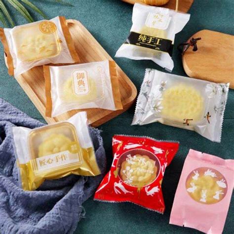 Okdeals01 Mooncake Packaging Bags 月饼包装袋 Frosted Thicker T Snack For