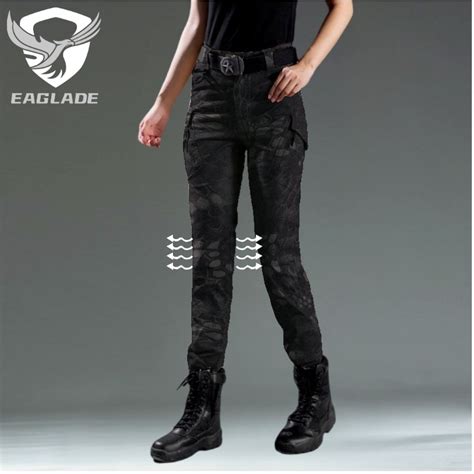 Eaglade Tactical Cargo Pants For Men Women Ix9 In Black Python Stretchable Waterproof Shopee