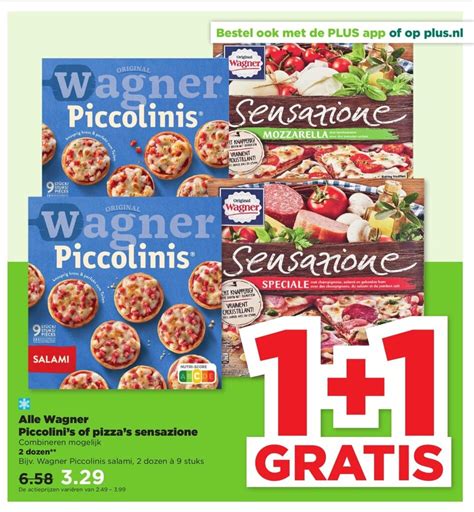 Alle Wagner Piccolini S Of Pizza S Sensazione Aanbieding Bij PLUS