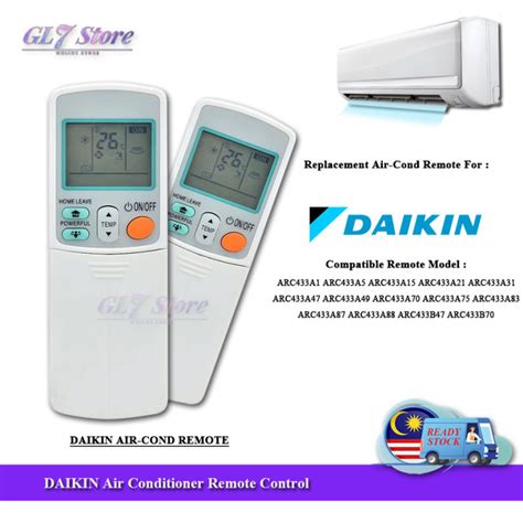 Daikin Air Cond Remote Control Remote Air Cond Daikin Arc A Arc A