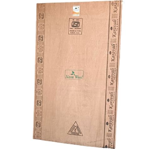 Brown Mm Neem Karvalli Plywood Sheet For Furniture Grade Bwr At