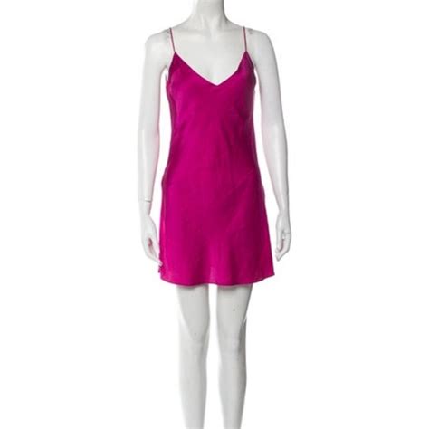 Dannijo Dresses Dannijo Silk Mini Dress Pink Fuscia Color Poshmark