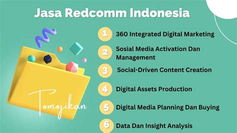 Daftar Layanan Dan Jasa Redcomm Indonesia Tomo Jikan