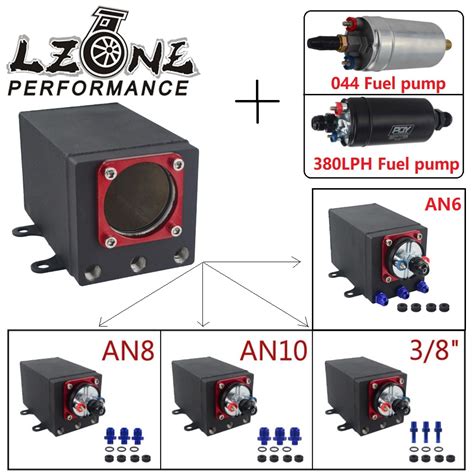 Single Fuel Pump Surge Tank Oil Catch Can Compatible With 044 Fuel Pump