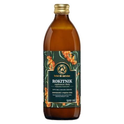 Herbal Monasterium Sok Rokitnik 500 Ml Naturalne Suplementy Witaminy