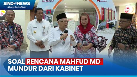 Wapres Ma Ruf Amin Ungkap Opsi Jokowi Jika Mahfud Md Mundur Dari