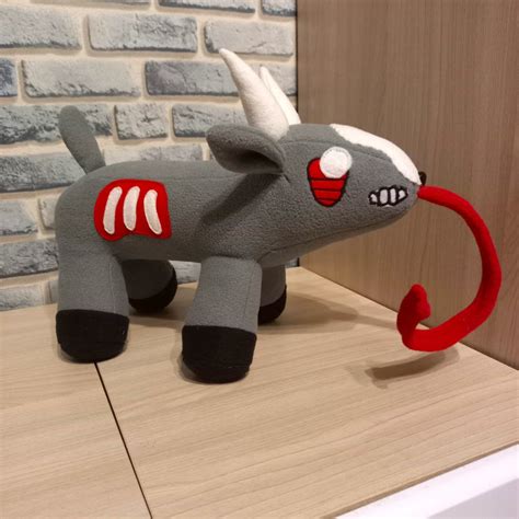 Goat Plush From Goat Simulator Goatz Stuffed Animal Gamer T Etsy