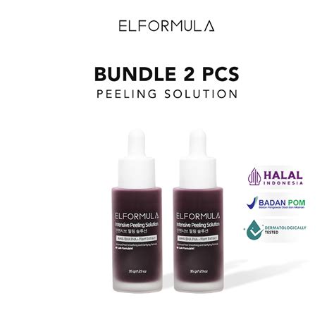 Elformula Bundle Pcs Intensive Peeling Solution Lazada Indonesia