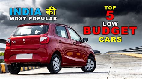 Top Low Budget Car In India Best Car Under Lakhs In India